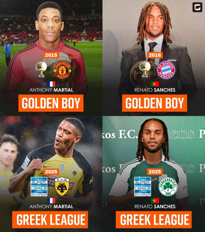 同是天涯沦落人！2015金童马夏尔、2016金童桑谢斯聚首希腊联赛