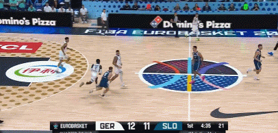 持续发力！施罗德助攻奥布斯特三分穿针 德国轰7-0打停斯洛文尼亚